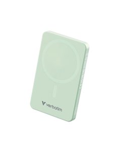 Power Bank Magnetic Wireless Verbatim Charge'n'Go Essentials / 5000 mAh / Green