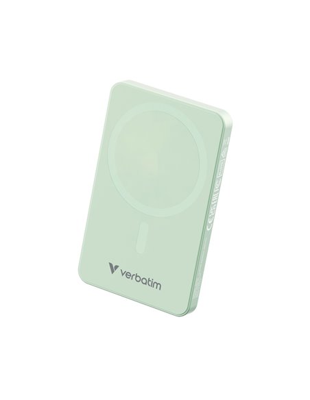 Power Bank Magnetic Wireless Verbatim Charge'n'Go Essentials / 5000 mAh / Green