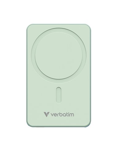 Power Bank Magnetic Wireless Verbatim Charge'n'Go Essentials / 5000 mAh / Green