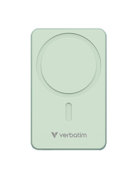 Power Bank Magnetic Wireless Verbatim Charge'n'Go Essentials / 5000 mAh / Green