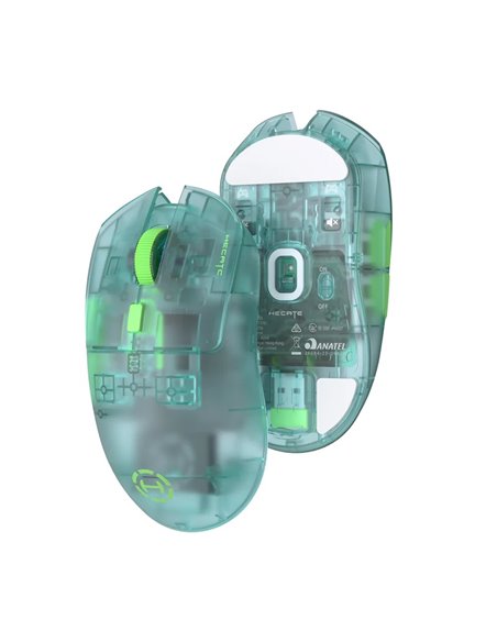Mouse pentru jocuri fara fir tri-mode Edifier HECATE G3M PRO Transparent Green Mouse pentru jocuri fara fir tri-mode Edifier HECATE G3M PRO Transparent Green