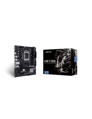 Материнская плата BIOSTAR H610MHC 2.0 / Socket 1700 / Intel H610 / mATX