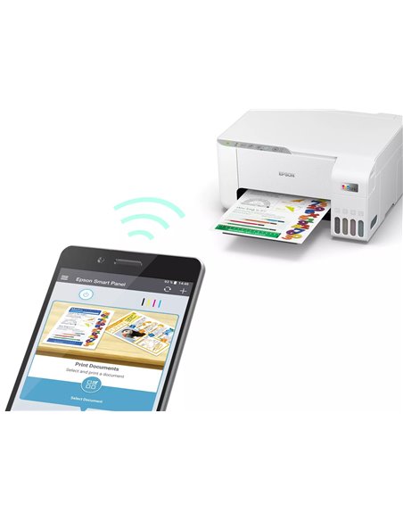 МФУ с CISS Epson EcoTank L3256 / A4 / Wi-Fi / White
