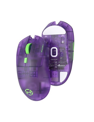 Трехрежимная беспроводная игровая мышь Edifier HECATE G3M PRO Transparent Purple