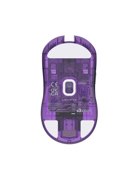 Трехрежимная беспроводная игровая мышь Edifier HECATE G3M PRO Transparent Purple