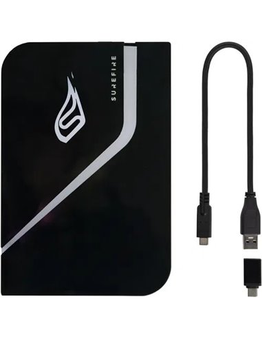 2.5” Внешний игровой SSD Verbatim Surefire PyroDrive / 2TB / USB 3.2 Gen1 / Black