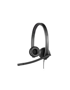 Casti Logitech H570e / Stereo / USB-C / Black