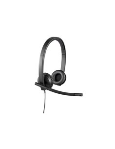 Casti Logitech H570e / Stereo / USB-C / Black 2
