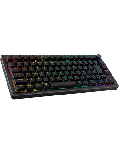Беспроводная Клавиатура HYPERX Alloy Rise 75 RGB, HyperX Linear switches, [91Y91AA#ACB]