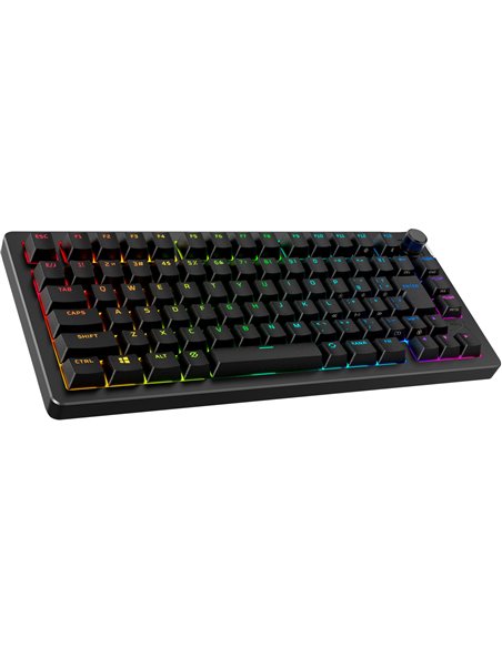 Беспроводная Клавиатура HYPERX Alloy Rise 75 RGB, HyperX Linear switches, [91Y91AA#ACB]