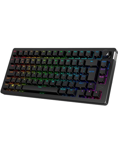 Беспроводная Клавиатура HYPERX Alloy Rise 75 RGB, HyperX Linear switches, [91Y91AA#ACB]