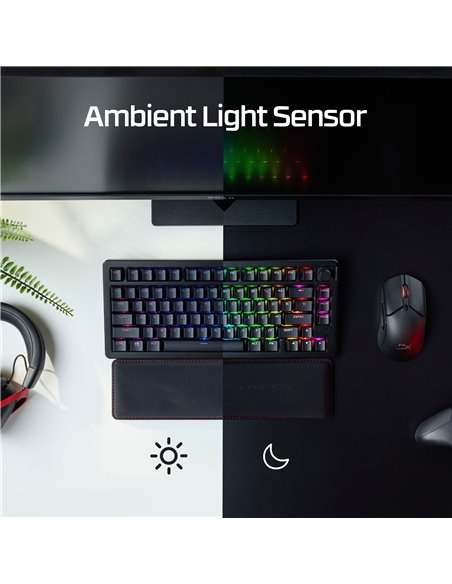 Беспроводная Клавиатура HYPERX Alloy Rise 75 RGB, HyperX Linear switches, [91Y91AA#ACB]