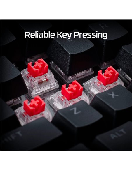 Беспроводная Клавиатура HYPERX Alloy Rise 75 RGB, HyperX Linear switches, [91Y91AA#ACB]