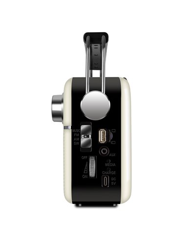 Колонка Портативная SVEN SRP-505, White / 3W / Bluetooth / FM/AM/SW Radio / USB / microSD
