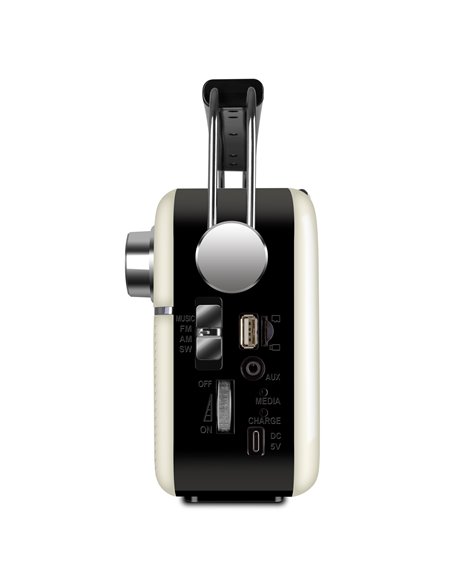 Колонка Портативная SVEN SRP-505, White / 3W / Bluetooth / FM/AM/SW Radio / USB / microSD