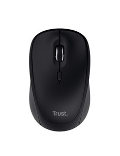 Мышь Беспроводная Trust Yvi+ Compact / 8m 2.4GHz Micro receiver / 1600dpi / Black