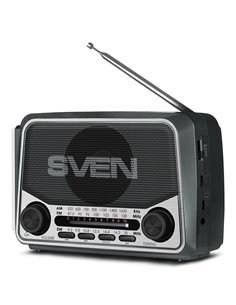 Boxa portabila SVEN SRP-150, Gray / 3W / Bluetooth / FM/AM/SW Radio / USB / microSD