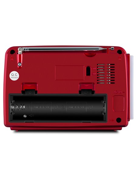 Boxa portabila SVEN SRP-150, Red / 3W / Bluetooth / FM/AM/SW Radio / USB / microSD Boxa portabila SVEN SRP-150, Red / 3W / Bluetooth / FM/AM/SW Radio / USB / microSD