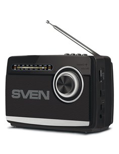 Boxa portabila SVEN SRP-155 Black / 3W / Bluetooth / FM/AM/SW Radio / USB / microSD