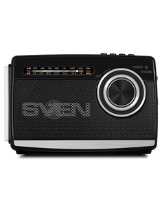 Колонка Портативная SVEN SRP-155 Black / 3W / Bluetooth / FM/AM/SW Radio / USB / microSD 2