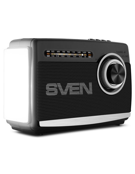 Колонка Портативная SVEN SRP-155 Black / 3W / Bluetooth / FM/AM/SW Radio / USB / microSD