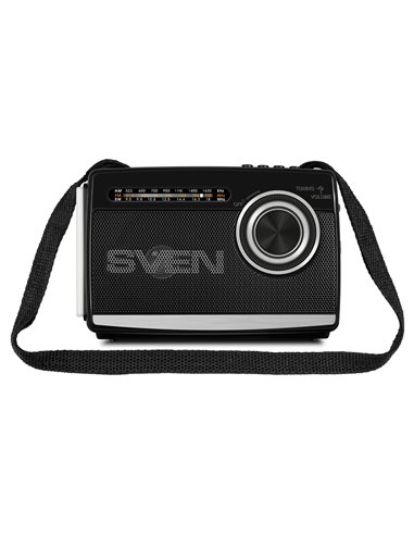 Колонка Портативная SVEN SRP-155 Black / 3W / Bluetooth / FM/AM/SW Radio / USB / microSD