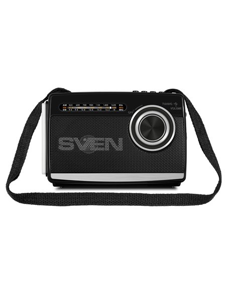Колонка Портативная SVEN SRP-155 Black / 3W / Bluetooth / FM/AM/SW Radio / USB / microSD