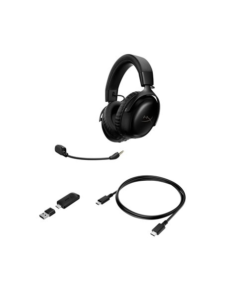 Casti Gaming Wireless HyperX Cloud III S Wireless, Black, [A59YZAA]