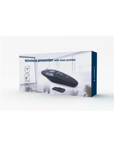 Prezentator wireless cu indicator laser Gembird WP-L-11