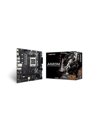 Материнская плата BIOSTAR A620MS / AM5 / A620 / DDR5 / mATX