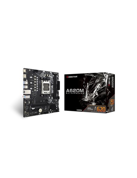 Материнская плата BIOSTAR A620MS / AM5 / A620 / DDR5 / mATX