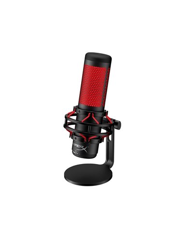 Microfon pentru streaming HyperX QuadCast 2 S, Black/Red, [9A273AA]