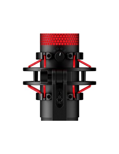 Microfon pentru streaming HyperX QuadCast 2 S, Black/Red, [9A273AA]