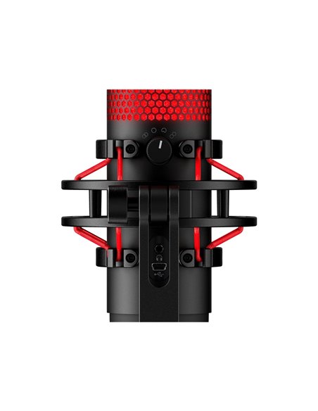 Microfon pentru streaming HyperX QuadCast 2 S, Black/Red, [9A273AA]
