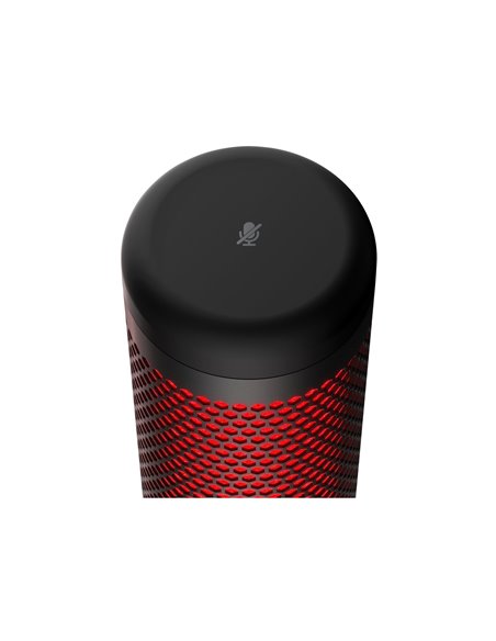 Microfon pentru streaming HyperX QuadCast 2 S, Black/Red, [9A273AA]