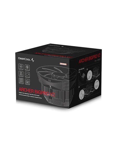 Sisteme de racire DEEPCOOL ARCHER BIGPRO V2/ 125W/ Universal/ 2000rpm/ 29.7dB(A)/ 60.19CFM Sisteme de racire DEEPCOOL ARCHER BIGPRO V2/ 125W/ Universal/ 2000rpm/ 29.7dB(A)/ 60.19CFM