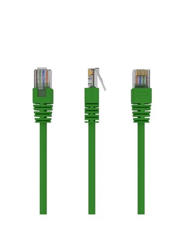 UTP Cat.5e Patch cord, 0.25m, Green