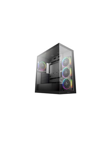 Корпус DEEPCOOL CG580 4F V2/ w/oPSU / Side-Window / ATX / Black