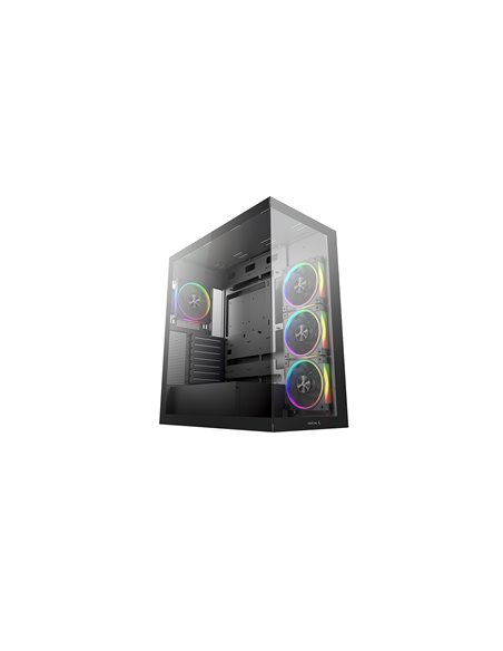 Корпус DEEPCOOL CG580 4F V2/ w/oPSU / Side-Window / ATX / Black