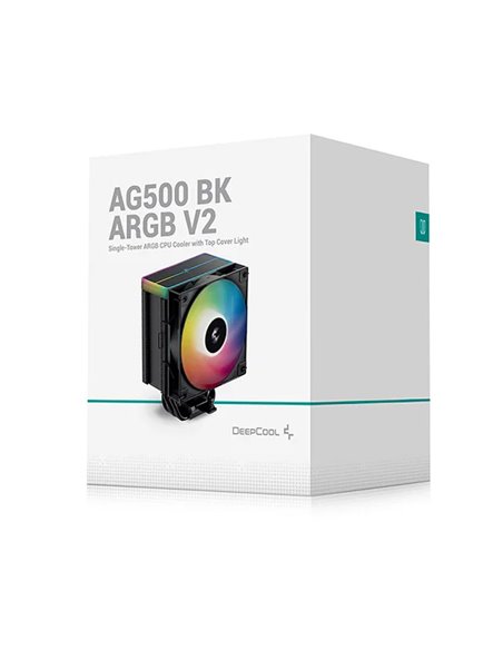 Sisteme de racire DEEPCOOL AG500 BK ARGB V2 / Universal / 240W / 300~1850rpm, 29.4 dB(A) / 67.88 CFM / Black