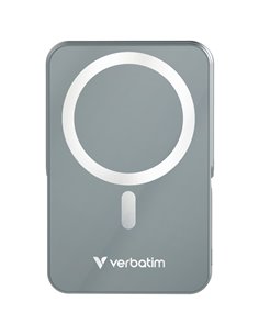 Power Bank Magnetica Wireless cu suport Verbatim Charge'n'Go / 10000 mAh / Gray 2