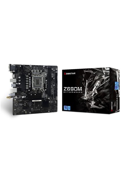 Материнская плата BIOSTAR B690MX2-E D4 / Socket 1700 / Z690 / DDR4 / mATX