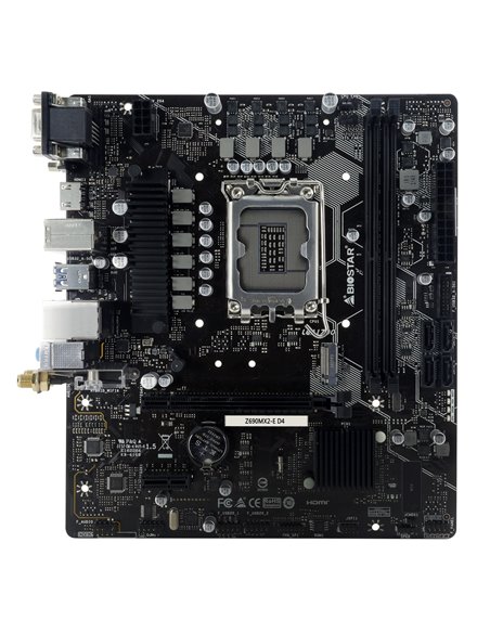 Материнская плата BIOSTAR B690MX2-E D4 / Socket 1700 / Z690 / DDR4 / mATX