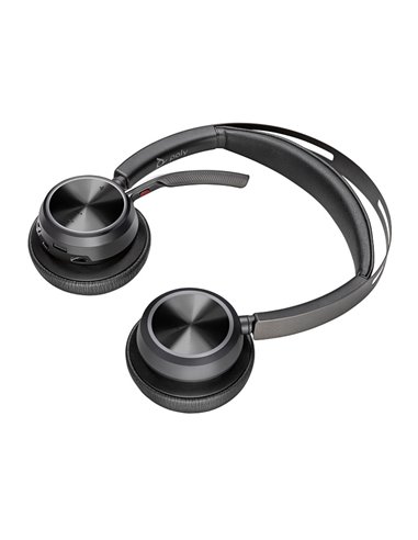 USB-C-C Наушники Poly Voyager Focus 2 +USB-C/A Adapter + charge stand