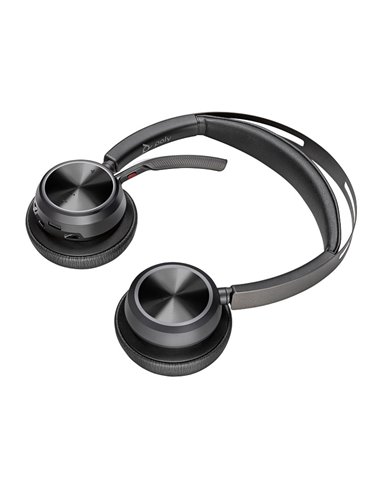 USB-C-C Наушники Poly Voyager Focus 2 +USB-C/A Adapter + charge stand
