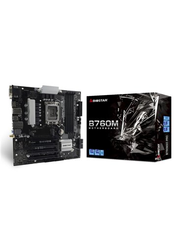 Placa de baza BIOSTAR B760MXC PRO / AM5 / B760 / DDR5 / mATX