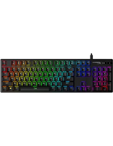 Механическая игровая клавиатура HYPERX Alloy Origins RGB, HyperX Red key switch