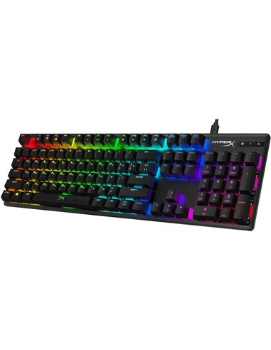 Механическая игровая клавиатура HYPERX Alloy Origins RGB, HyperX Red key switch