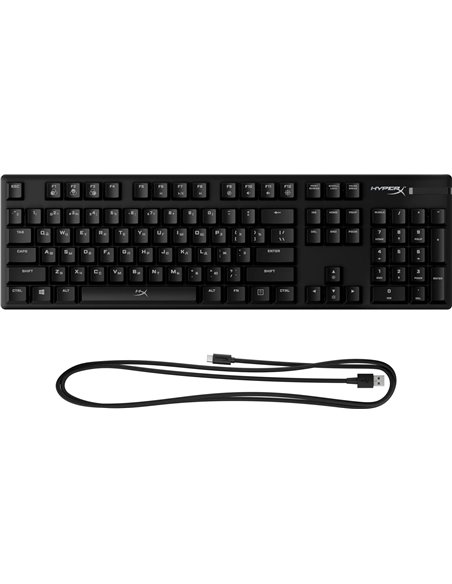 Механическая игровая клавиатура HYPERX Alloy Origins RGB, HyperX Red key switch