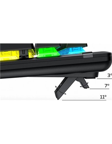 Механическая игровая клавиатура HYPERX Alloy Origins RGB, HyperX Red key switch